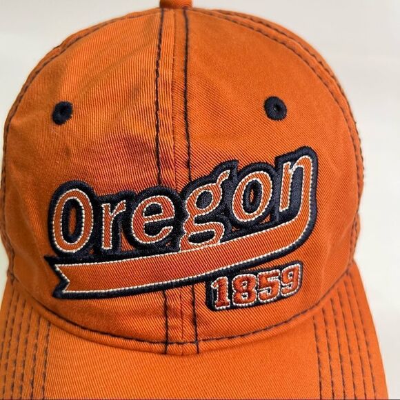 Triangle Sport Headwear Orange Oregon 1859 Baseball cap - Picture 2 of 9